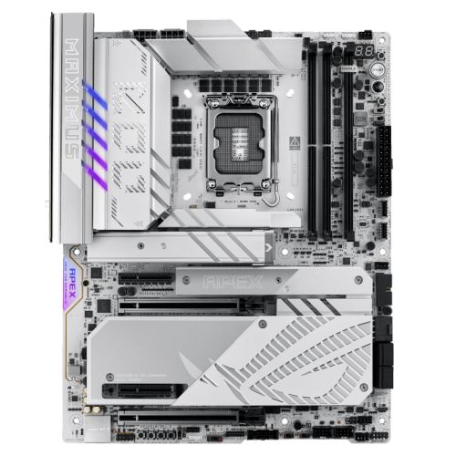 Asus ROG MAXIMUS Z890 APEX, Intel Z890, 1851, ATX, 2 DDR5, 2 TB4, Wi-Fi 7, 5G LAN, PD 60W, ROG DIMM.2 Card, RGB, 6x M.2 Asus ROG MAXIMUS Z890 APEX, Intel Z890, 1851, ATX, 2 DDR5, 2 TB4, Wi-Fi 7, 5G LAN, PD 60W, ROG DIMM.2 Card, RGB, 6x M.2